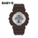 楽天時計倉庫TOKIACASIO カシオ Baby-G ベビージー ベビーG BA-130 SERIES腕時計 時計 レディース 防水 クオーツ アナデジ 2針 ブラウン シルバー チョコレート スイーツ BA-130SW-5Aプレゼント ギフト 1年保証 送料無料 母の日