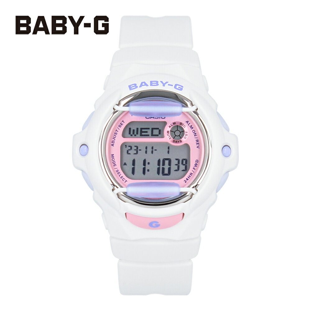 樂天商城 - CASIO カシオ Baby-G ベビージー ベビーG BASIC腕時計 時計 レディース 防水 クオーツ デジタル 樹脂 ステンレス ホワイト ピンク BG-169PB-7プレゼント ギフト 1年保証 送料無料