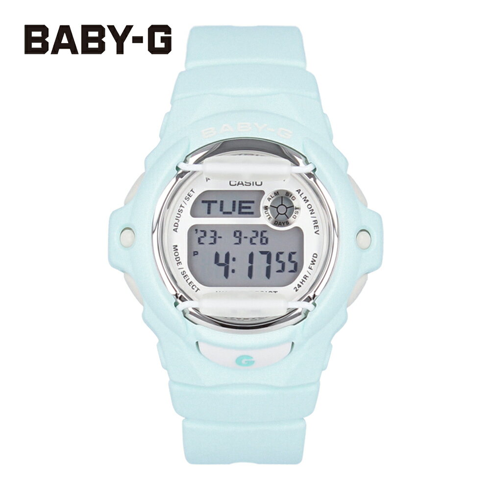 CASIO カシオ Baby-G ベビージー ベビーG BG-169 Series腕時計 時計 レディース 防水 クオーツ デジタル 樹脂 ステンレス ミント ホワイト BG-169U-3プレゼント ギフト 1年保証 送料無料