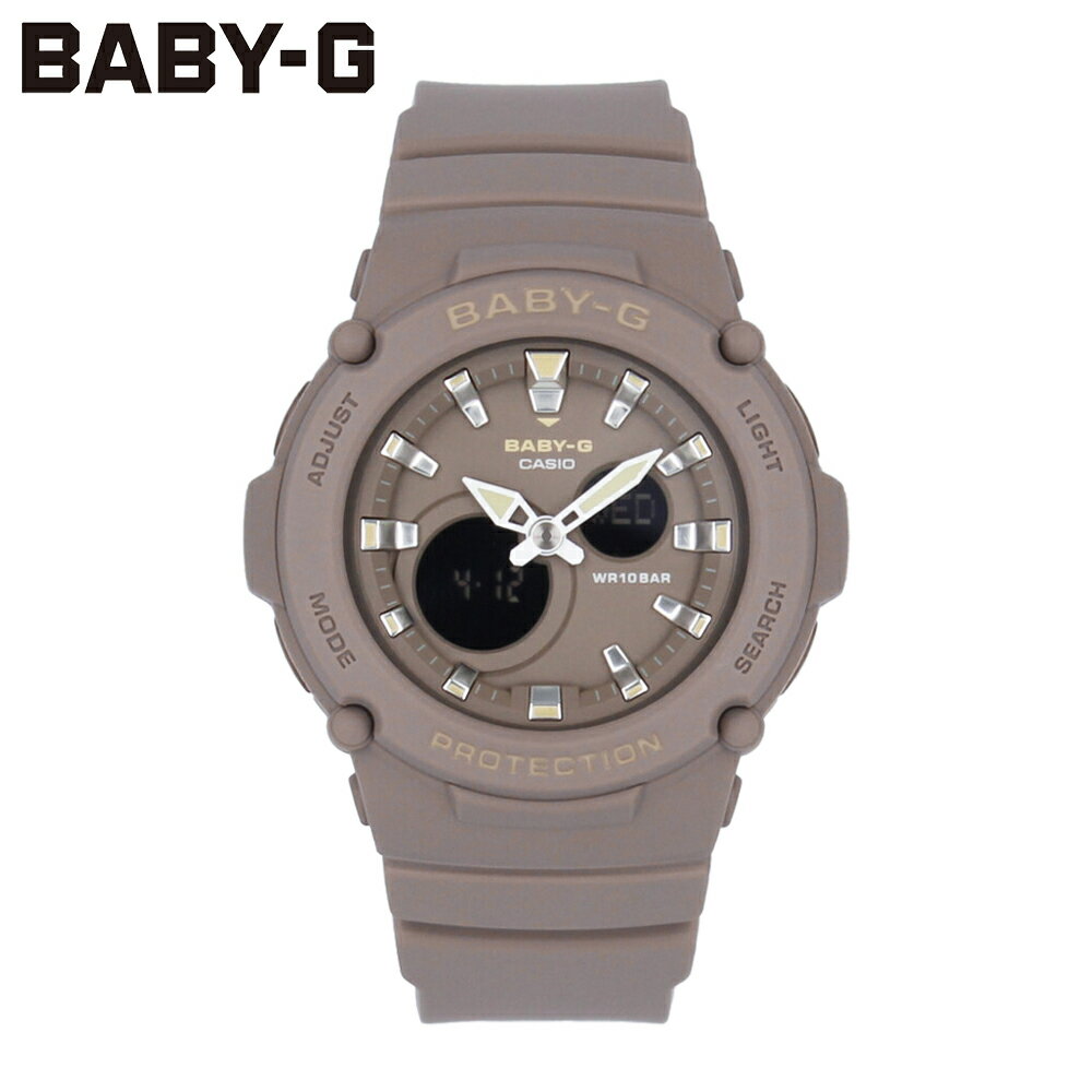 CASIO カシオ Baby-G ベビージー ベビーG BGA-275 Series腕時計 時計 レディース 防水 クオーツ アナデジ 2針 グレージュ BGA-275-5Aプレゼント ギフト 1年保証 送料無料