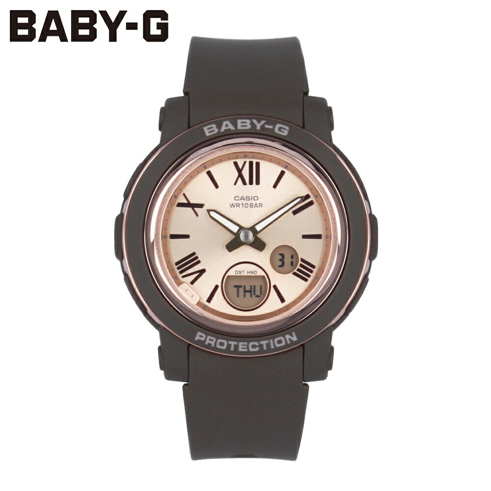 カシオ Baby-G 腕時計（メンズ） CASIO カシオ Baby-G ベビージー ベビーG BGA-290 Series腕時計 時計 レディース 防水 クオーツ アナデジ 2針 ダークブラウン ピンクゴールド BGA-290-5Aプレゼント ギフト 1年保証 送料無料 父の日