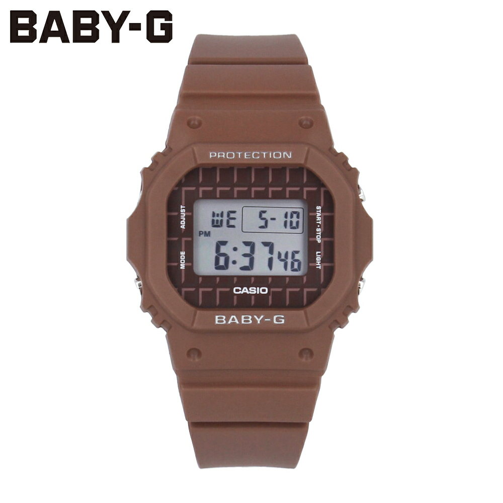 CASIO カシオ Baby-G ベビージー ベビーG BGD-565 Series腕時計 時計 レディース 防水 クオーツ デジタル ブラウン チョコレート スイーツ BGD-565USW-5プレゼント ギフト 1年保証 送料無料