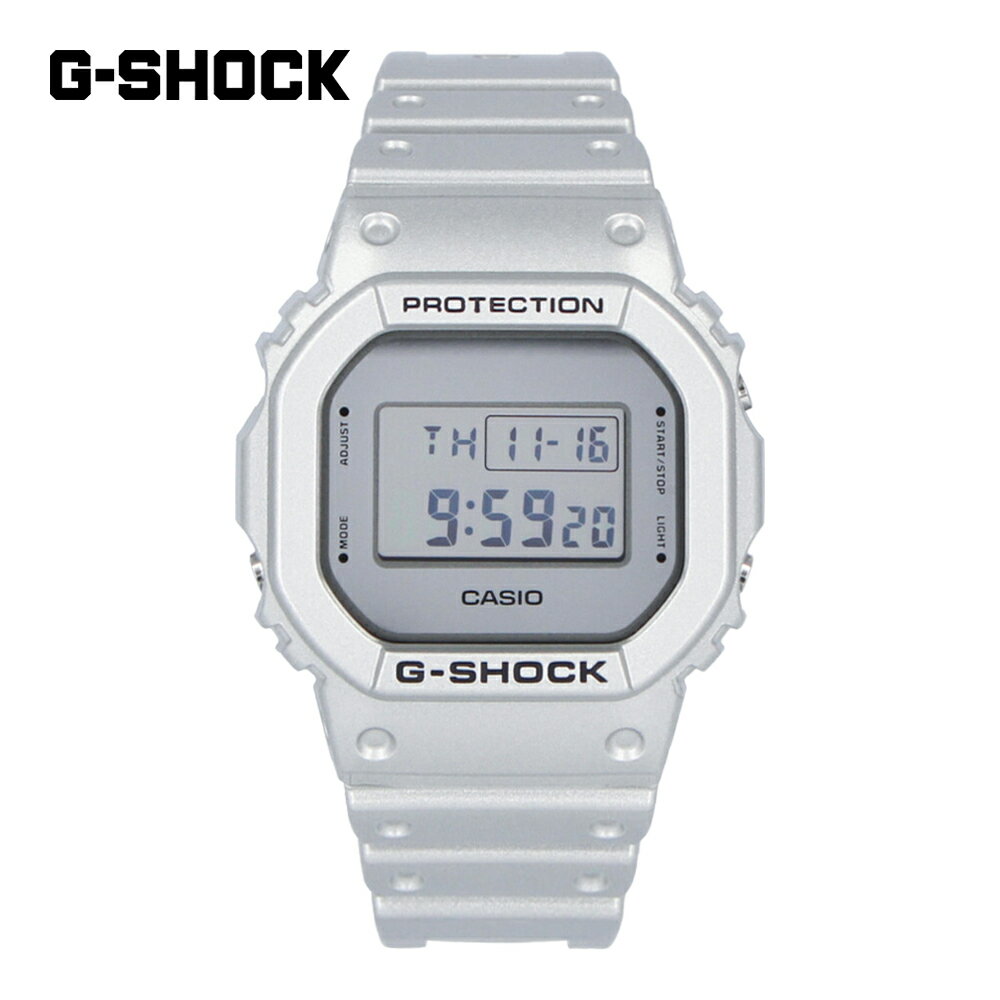 CASIO カシオ G-SHOCK ジーショック Gショック Forgotten future 5600 SERIES腕時計 時計 メンズ 防水 クオーツ デジタル 樹脂 シルバー DW-5600FF-8プレゼント ギフト 1年保証 送料無料