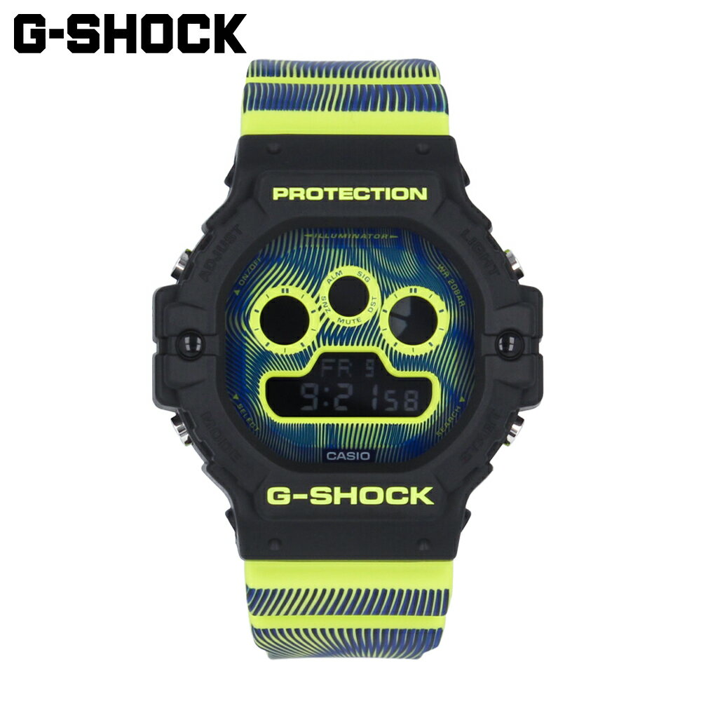 CASIO カシオ G-SHOCK ジーショック Gショック Time distortion シリーズ 5900 SERIES腕時計 時計 メンズ 防水 クオーツ デジタル イエロー ネイビー ブラック DW-5900TD-9プレゼント ギフト 1年保証 送料無料