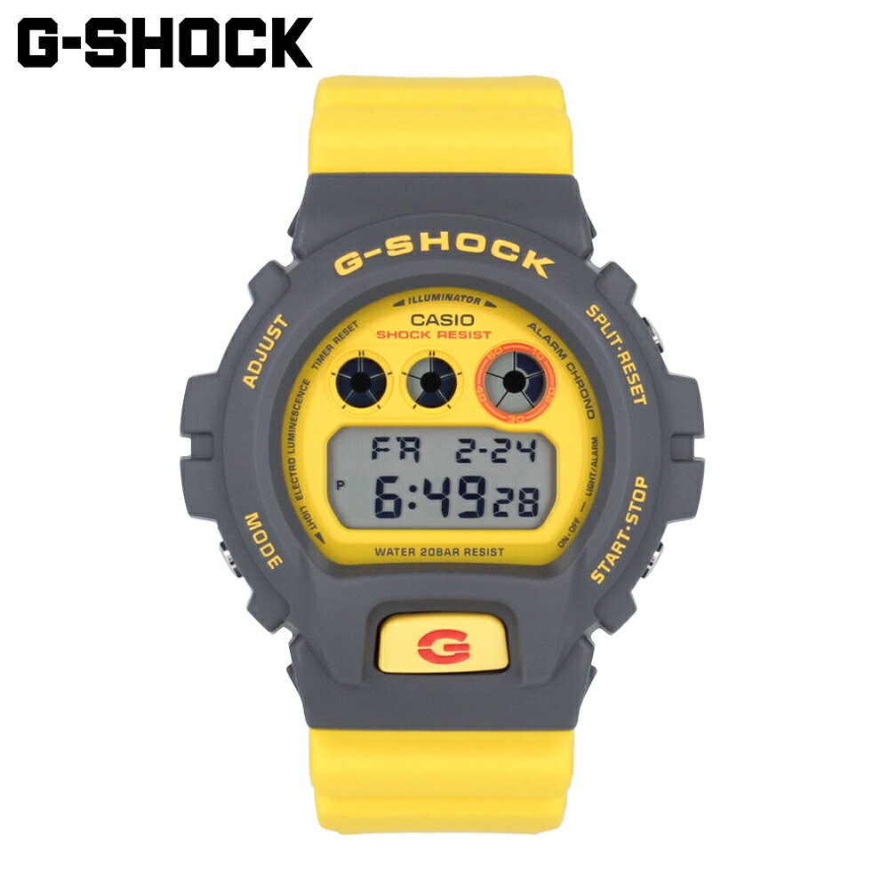 CASIO カシオ G-SHOCK ジーショック Gショック 6900 SERIES腕時計 時計 メンズ 防水 クオーツ デジタル イエロー チャコールグレー DW-6900Y-9プレゼント ギフト 1年保証 送料無料