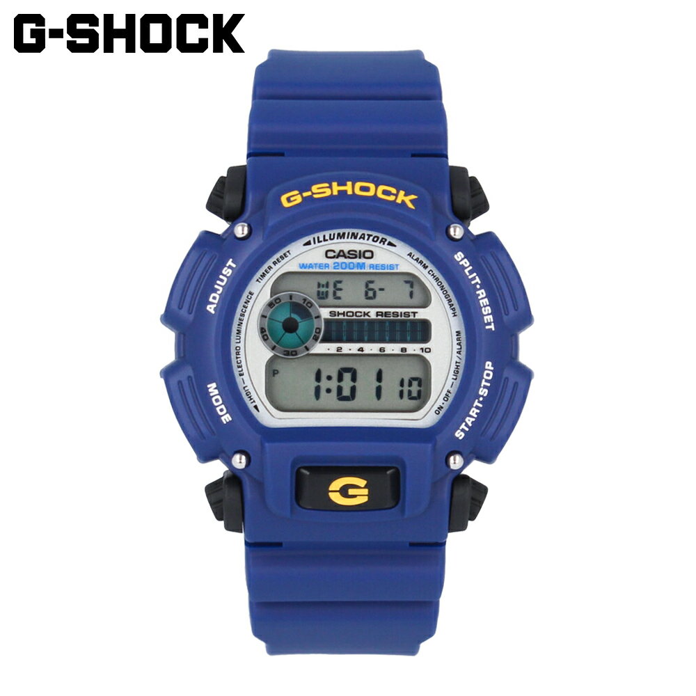 G-SHOCK 腕時計 メンズ 最大500円OFFクーポン配布中！5/16 1:59まで CASIO カシオ G-SHOCK ジーショック Gショック腕時計 時計 メンズ 防水 クオーツ デジタル ネイビーブルー グレーシルバー DW-9052-2プレゼント ギフト 1年保証 送料無料 母の日