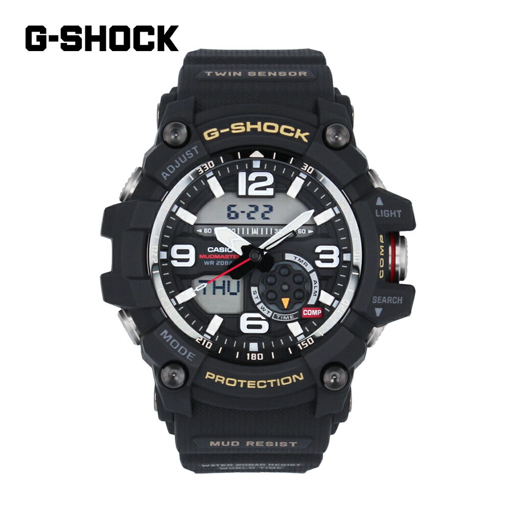 CASIO カシオ G-SHOCK ジーショック Gショック MASTER OF G LAND MUDMASTER マッドマスター 腕時計 時計 メンズ 防水 クオーツ アナデジ 3針 樹脂 ステンレス ブラック GG-1000-1A プレゼント ギフト 1年保証 送料無料 母の日