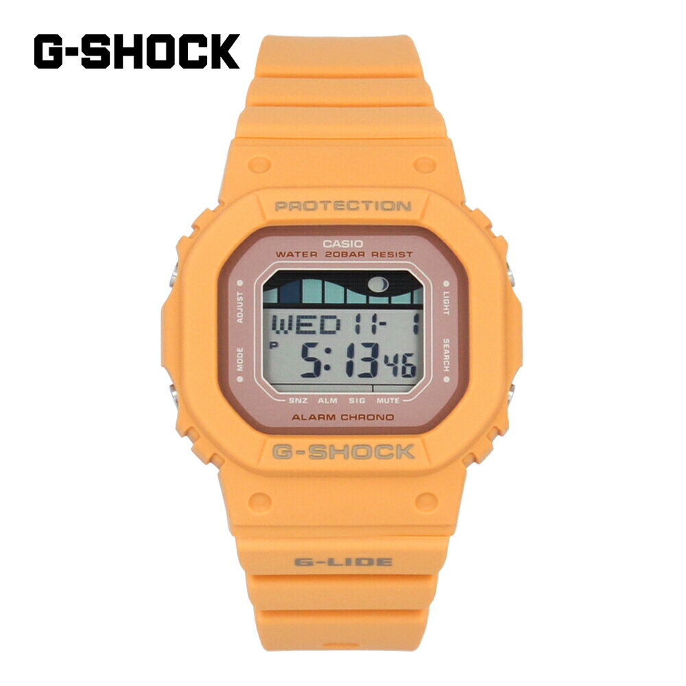 CASIO カシオ G-SHOCK ジーショック Gショック G-LIDE WOMEN腕時計 時計 レディース 防水 クオーツ デジタル タイドグラフ オレンジ モカ GLX-S5600-4プレゼント ギフト 1年保証 送料無料 父の日