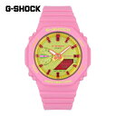 カシオ G-SHOCK 腕時計（レディース） CASIO カシオ G-SHOCK ジーショック Gショック GMA-S2100シリーズ WOMEN腕時計 時計 レディース 防水 クオーツ アナデジ 2針 カーボン 樹脂 ピンク イエロー GMA-S2100BS-4Aプレゼント ギフト 1年保証 送料無料 母の日