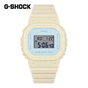 カシオ G-SHOCK 腕時計（レディース） CASIO カシオ G-SHOCK ジーショック Gショック GMD-S5600 Series WOMEN腕時計 時計 レディース 防水 クオーツ デジタル 樹脂 バイオマスプラスチック ベージュ ライトブルー ハーブ柄 GMD-S5600NC-9プレゼント ギフト 1年保証 送料無料 母の日