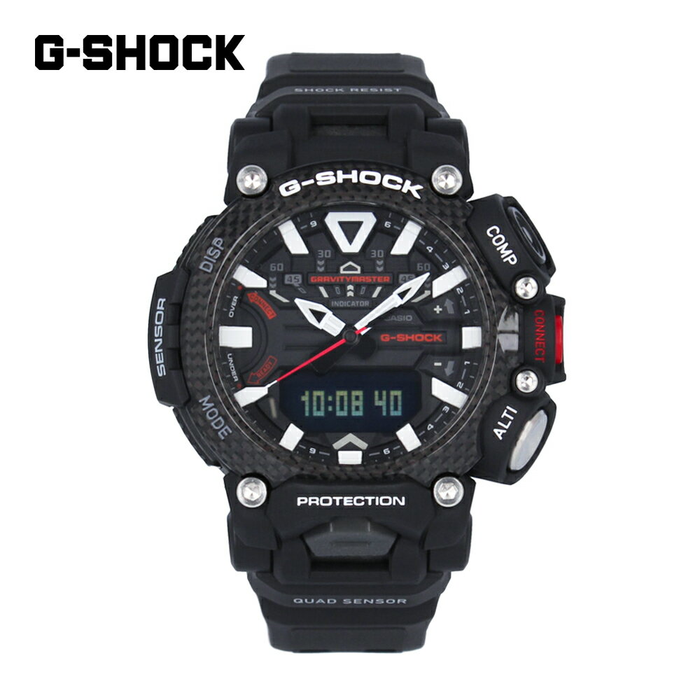 CASIO カシオ G-SHOCK ジーショック Gショック MASTER OF G AIR GRAVITYMASTER グラビティマスター腕時計 時計 メンズ 防水 クオーツ モバイルリンク Bluetooth アナデジ 3針 カーボン 樹脂 ブラック GR-B200-1Aプレゼント ギフト 1年保証 送料無料