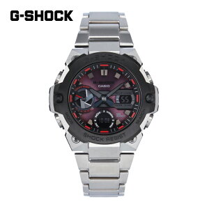 CASIO カシオ G-SHOCK ジーショック Gショック G-STEEL GST-B400 Series 腕時計 時計 メンズ 防水 タフソーラー アナデジ モバイルリンク Bluetooth 樹脂 ステンレス メタル シルバー ブラック ワインレッド GST-B400AD-1A4 プレゼント ギフト 1年保証 送料無料