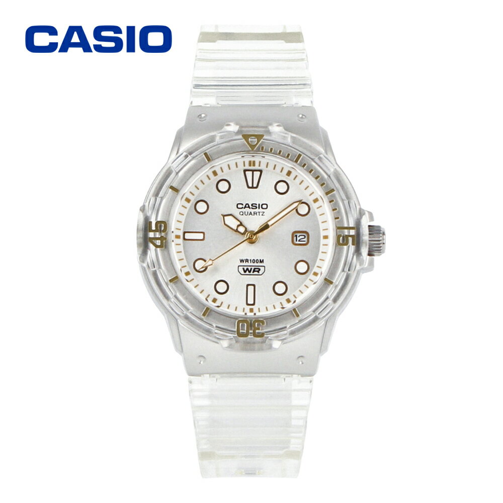 CASIO カシオ カシオスタンダード チープカシオ チプカシ POP腕時計 時計 レディース 防水 クオーツ アナログ 3針 樹脂 クリア スケルトン シルバー LRW-200HS-7Eプレゼント ギフト 1年保証 送料無料 【ネコポス発送・BOXなし】