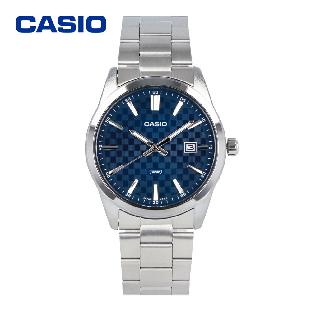 CASIO カシオ カシオスタンダード チープカシオ チプカシ腕時計 時計 メンズ クオーツ アナログ 3針 真鍮 ステンレス メタル シルバー ネイビー MTP-VD03D-2A2プレゼント ギフト 1年保証 送料無料