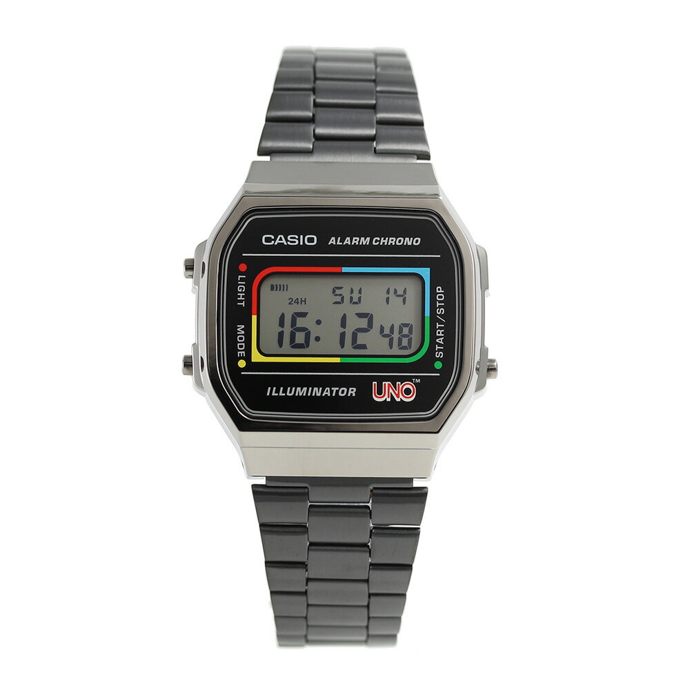 CASIO - CASIO CLASSIC カシオ クラシック UNOコラボ A168WEUC-1A デジタル ユニセックス 腕時計 プレゼント ギフト 1年保証 送料無料