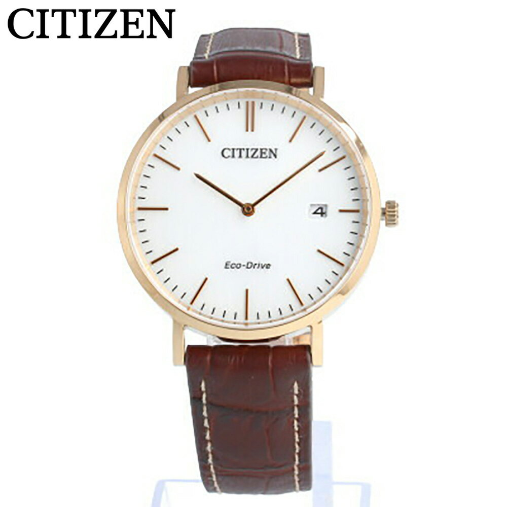 CITIZEN / シチズン Eco-Drive エコドライブ AU1083-13A 腕時計 メンズ ユニセックス レザー ゴールドCITIZEN / シチズン Eco-Drive エコドライブ AU1083-13A 腕時計 メンズ ユニセックス レザー ゴールド