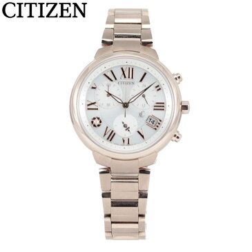 CITIZEN シチズン XC クロスシー 腕時計 時計 レディース アナログ ソーラー クオーツ エコドライブ ECO DRIVE クロノグラフ 海外モデル ビジネス 仕事 就活 防水 ステンレス メタル ブレス ローズゴールド 金 FB1334-62A プレゼント ギフト 1年保証 送料無料