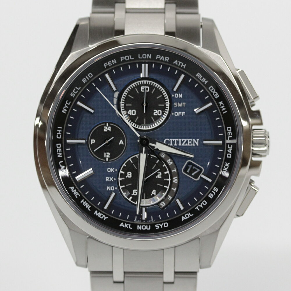 CITIZEN ATTESA AT8040-57L アナログ 電波ソーラー シチズン アテッサ メンズ エコドライブ 腕時計 プレゼント ギフト 1年保証 送料無料