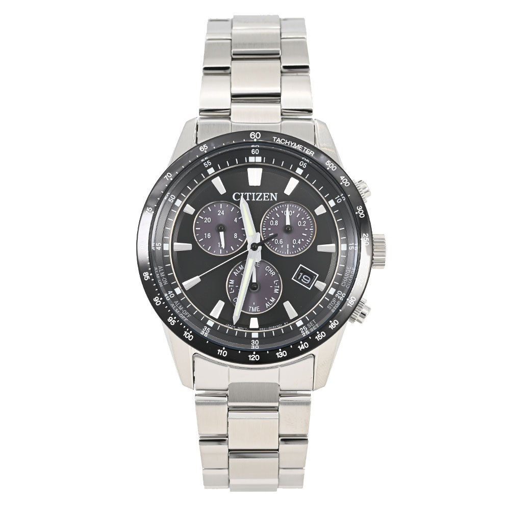 樂天商城 - CITIZEN シチズン BL5614-59E アナログ ソーラー COLLECTION　コレクション　クロノグラフ　シルバー　ブラックメンズ腕時計 プレゼント ギフト 1年保証 送料無料