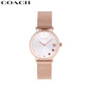 COACH コーチ PERRY ペリー腕時計 時計 レディース クオーツ アナログ 2針 メタル メッシュ ピンクゴールド ホワイト スター 14503520プ...