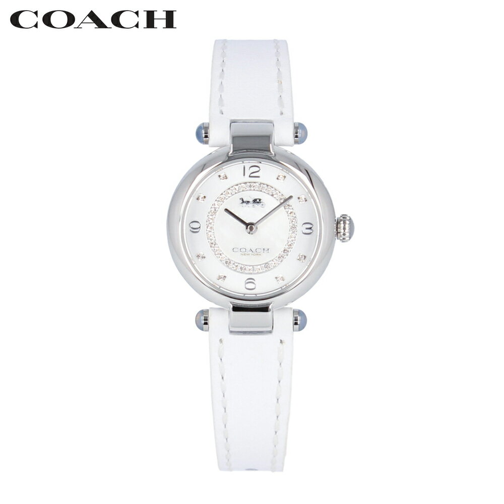 COACH コーチ CARY ケーリー腕時計 時計 レディース クオーツ アナログ 2針 ステンレス レザー ホワイト シルバー シェル マザーオブパール ストーン 14503893プレゼント ギフト 1年保証 送料無料