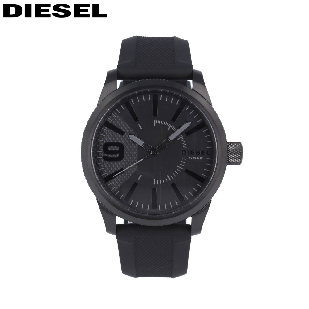 腕時計 ディーゼル（メンズ） DIESEL ディーゼル腕時計 時計 メンズ クオーツ アナログ 3針 ラバー ステンレス ブラック DZ1807プレゼント ギフト 1年保証 送料無料 父の日
