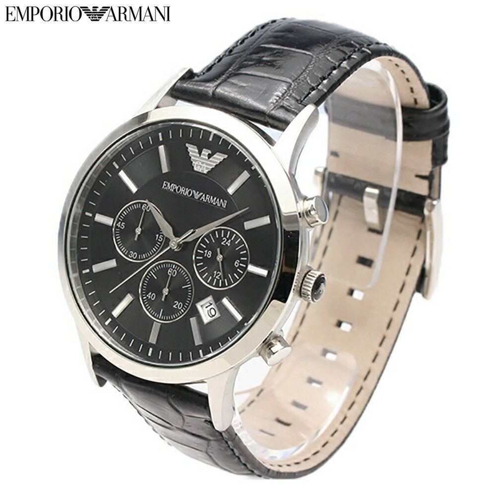 EMPORIO ARMANI / エンポリオアルマーニ AR2447 クロノグラフ メンズ 腕時計 レザー 【あす楽対応_東海】
