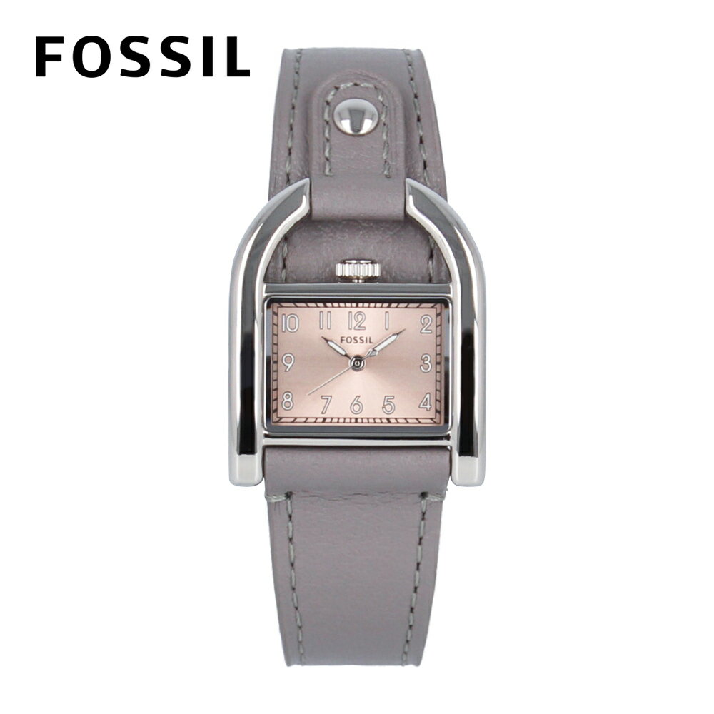 FOSSIL フォッシル HARWELL腕時計 時計 レディース クオーツ アナログ 3針 ステンレス レザー グレー シルバー ピンク ES5265プレゼント ギフト 1年保証 送料無料 父の日