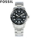 FOSSIL フォッシル 腕時計 時計 メンズ 男性 アナログ クオーツ 電池 3針 シンプル 日付 デイト ダイバー FB-01 エフビーゼロワン カジュアル ビジネス 仕事 防
