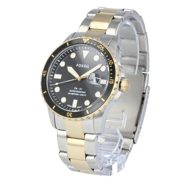 【超ポイントバック祭!】 FOSSIL / フォッシル FS5653腕時計 メンズ FB-01 三針デイト シルバー ゴールド ステンレス 【あす楽対応_東海】