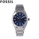 フォッシル 腕時計（メンズ） FOSSIL フォッシル腕時計 時計 メンズ クオーツ アナログ 3針 ステンレス メタル シルバー ブルー FS5822プレゼント ギフト 1年保証 送料無料 母の日