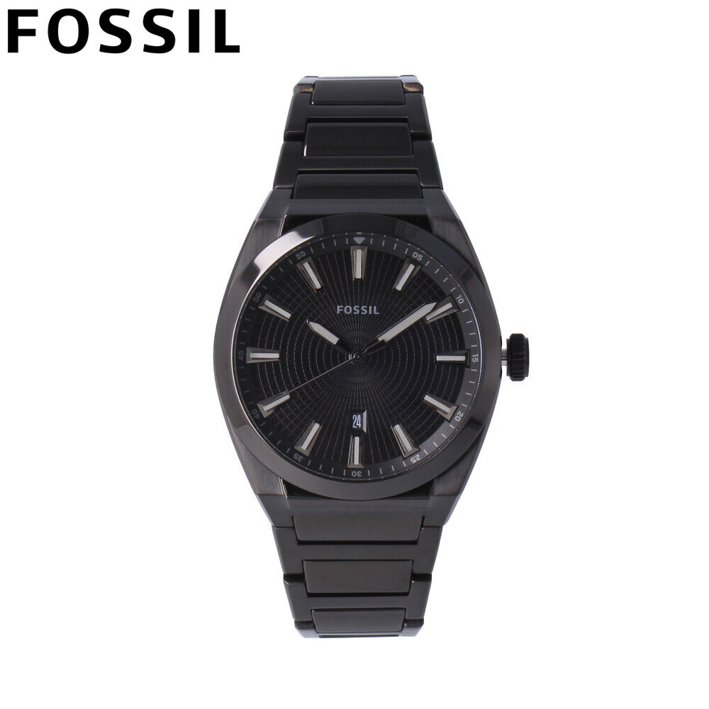 FOSSIL フォッシル腕時計 時計 メンズ クオーツ アナログ 3針 メタル ブラック FS5824プレゼント ギフト 1年保証 送料無料