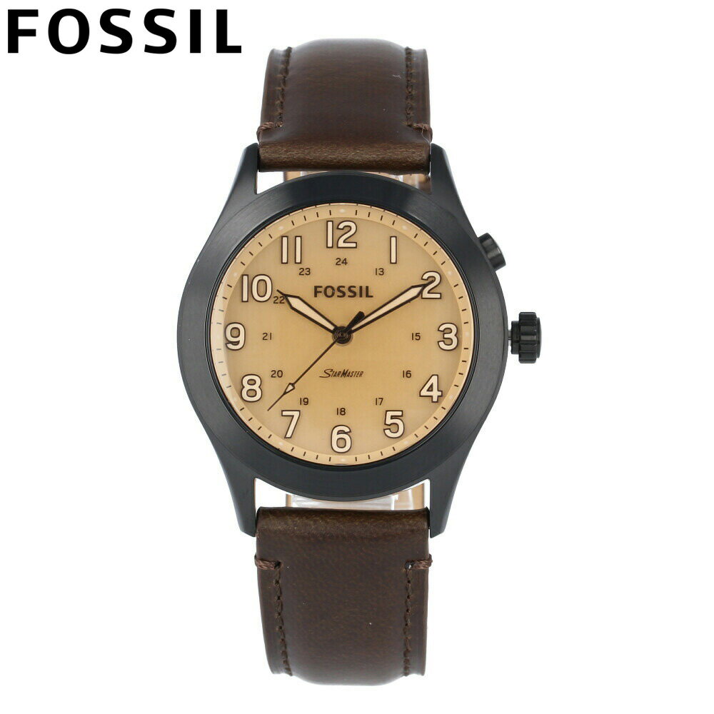 FOSSIL フォッシル 腕時計 時計 メンズ 男性 アナログ クオーツ 電池 3針 STARMASTER 復刻 限定 ARCHIVAL アーカイブ カジュアル ビジネス 仕事 防水 レザー 革 ブラウン 茶 ブラック 黒 ベージュ LE1084プレゼント ギフト 1年保証 送料無料