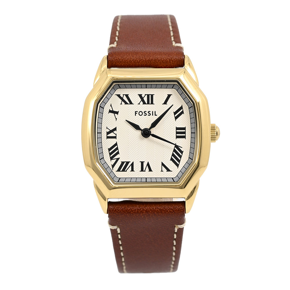 Other - FOSSIL フォッシル ES5364 アナログ クオーツ HARLOW　ゴールド　ブラウン　レザー レディース腕時計 プレゼント ギフト 1年保証 送料無料