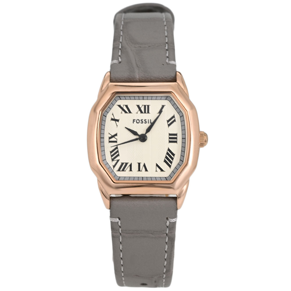 FOSSIL フォッシル ES5435 アナログ クオーツ Harlow ハーロウ グレー クロコレザー レディース腕時計 プレゼント ギフト 1年保証 送料無料