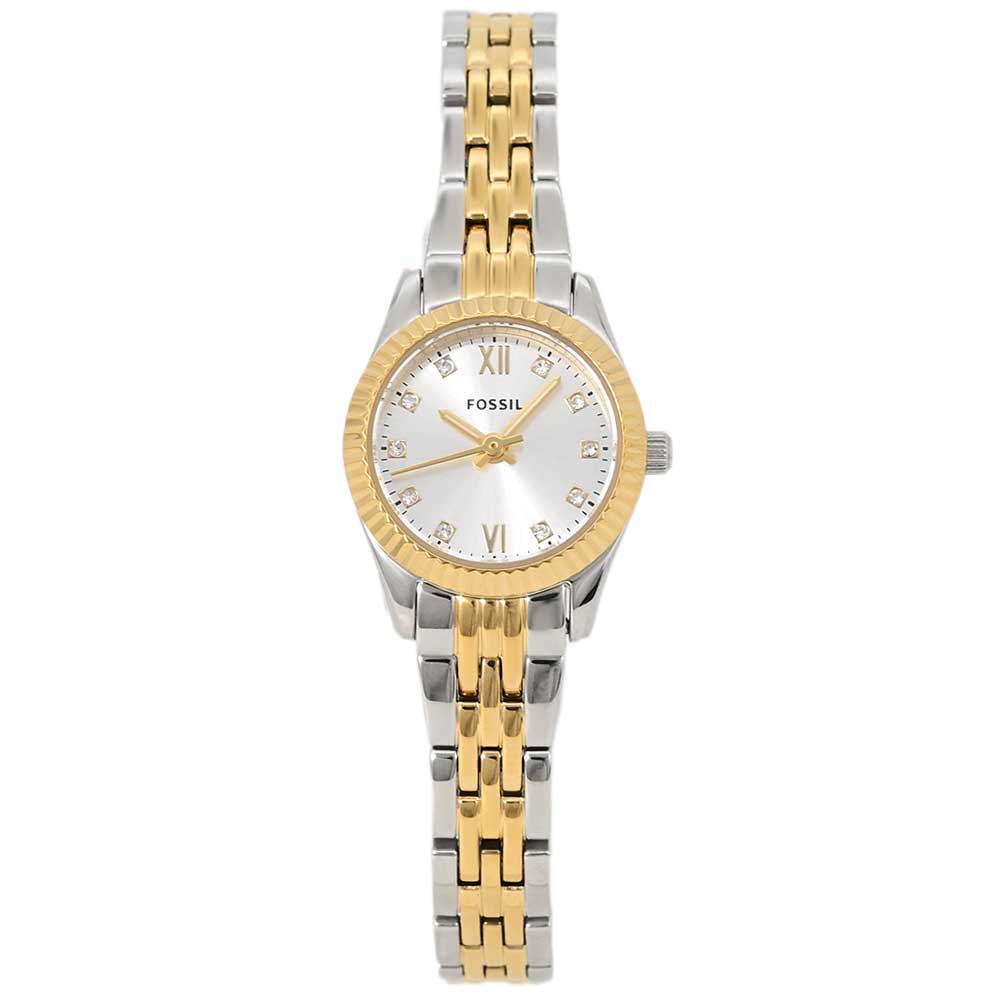 FOSSIL - FOSSIL フォッシル ES5473 アナログ クオーツ Scarlette Mini　ゴールド　シルバー レディース腕時計 プレゼント ギフト 1年保証 送料無料