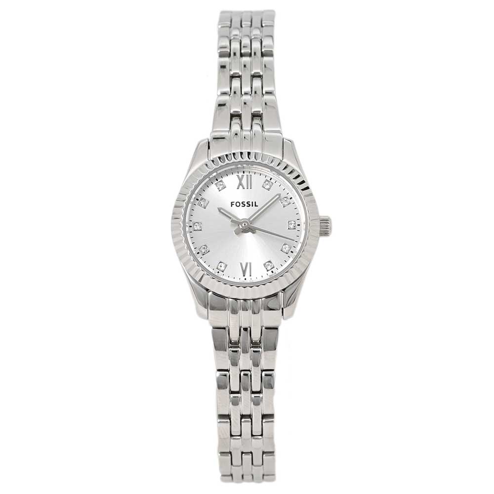 【SSクーポン配布中】FOSSIL フォッシル ES5475 アナログ クオーツ Scarlette Mini　シルバー レディース腕時計 プレゼント ギフト 1年保証 送料無料