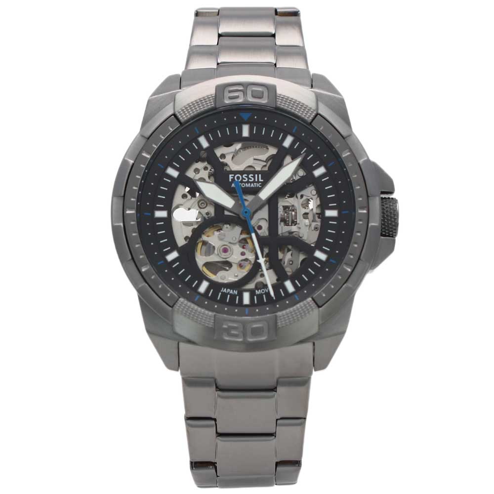 FOSSIL - FOSSIL フォッシル ME3219 アナログ 自動巻き BRONSON　ダークブラウン　レザー メンズ腕時計 プレゼント ギフト 1年保証 送料無料