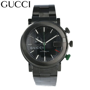 GUCCI / グッチ YA101331 I Gクロノ 腕時計 メンズ クロノグラフ 44mm ブラック グリーン ステンレス アナログ クオーツ 【あす楽対応_東海】