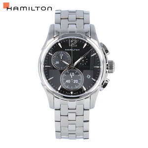 HAMILTON ハミルトン ジャズマスター CHRONO QUARTZ腕時計 時計 メンズ クオーツ アナログ クロノグラフ ステンレス メタル シルバー ブラック H32612131プレゼント ギフト 1年保証 送料無料