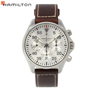 HAMILTON / ハミルトン H64666555 カーキ アビエーション KHAKI PILOT AUTO CHRONO 腕時計 メンズ 42mm 機械式 自動巻き オートマチック クロノグラフ アナログ レザー 【あす楽対応_東海】