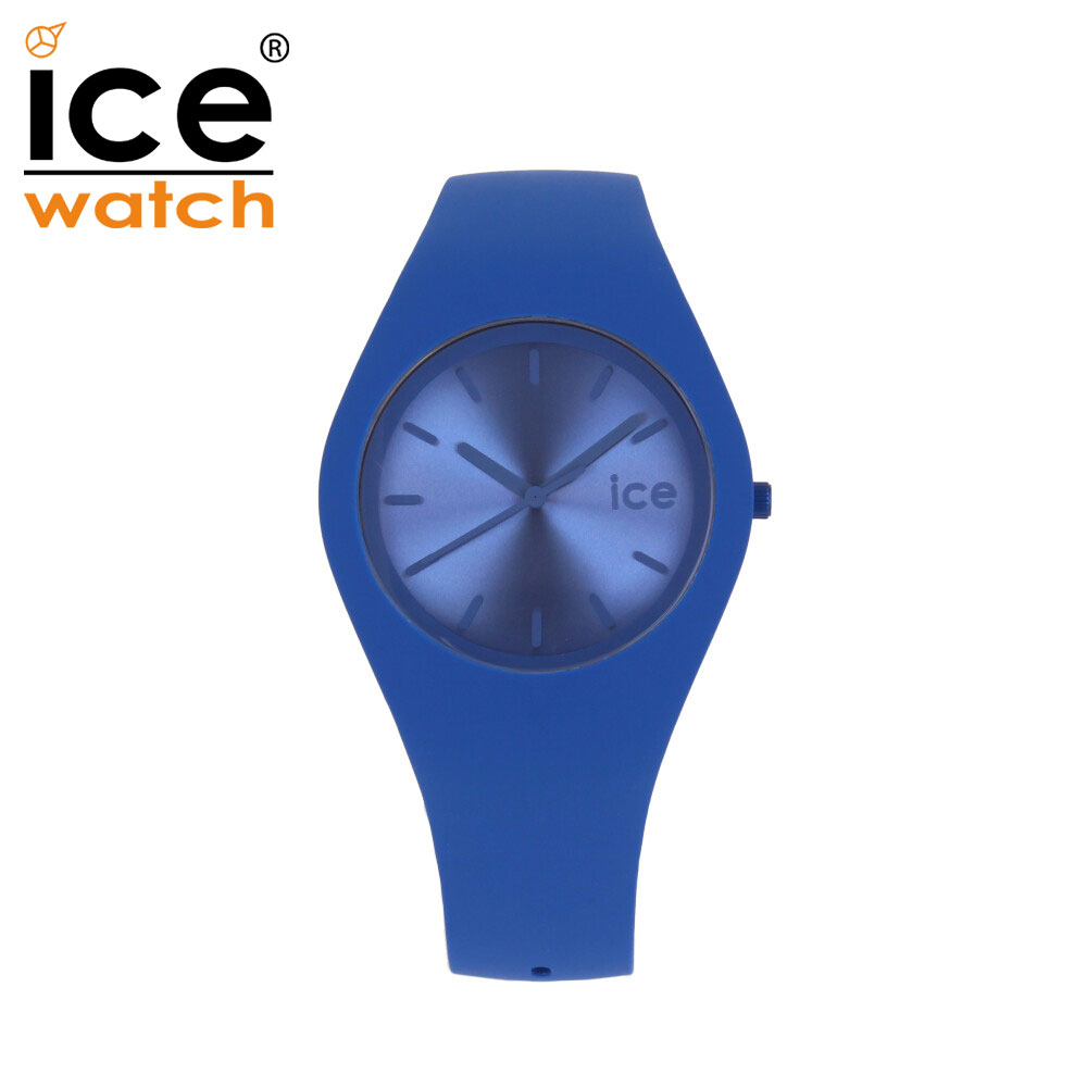 ICEWATCH アイスウォッチ ICE colour アイス カラーロイヤル ミディアム腕時計 時計 防水 ユニセックス メンズ レディース クオーツ アナログ 3針 ラバー ブルー 017906プレゼント ギフト 1年保証 送料無料 父の日