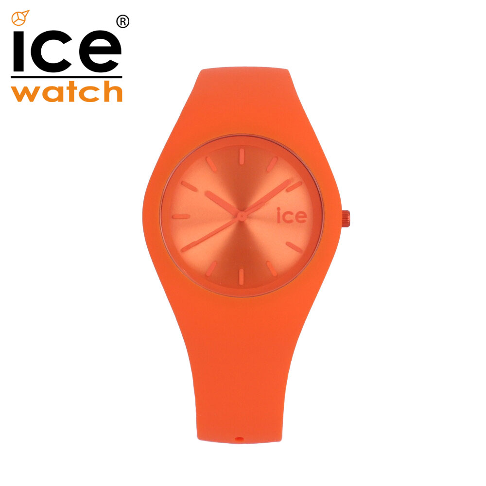 ICEWATCH アイスウォッチ ICE colour アイス カラー タンゴ ミディアム腕時計 時計 防水 ユニセックス メンズ レディース クオーツ アナログ 3針 ラバー オレンジ 017911プレゼント ギフト 1年保証 送料無料