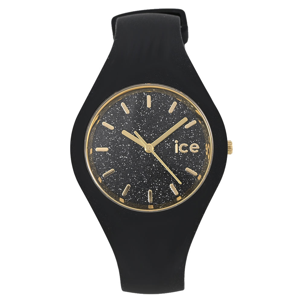 Rakuten - ICE WATCH アイスウォッチ 024520 アナログ クオーツ ICE lo　グリッター　ブラック ユニセックス腕時計 プレゼント ギフト 1年保証 送料無料