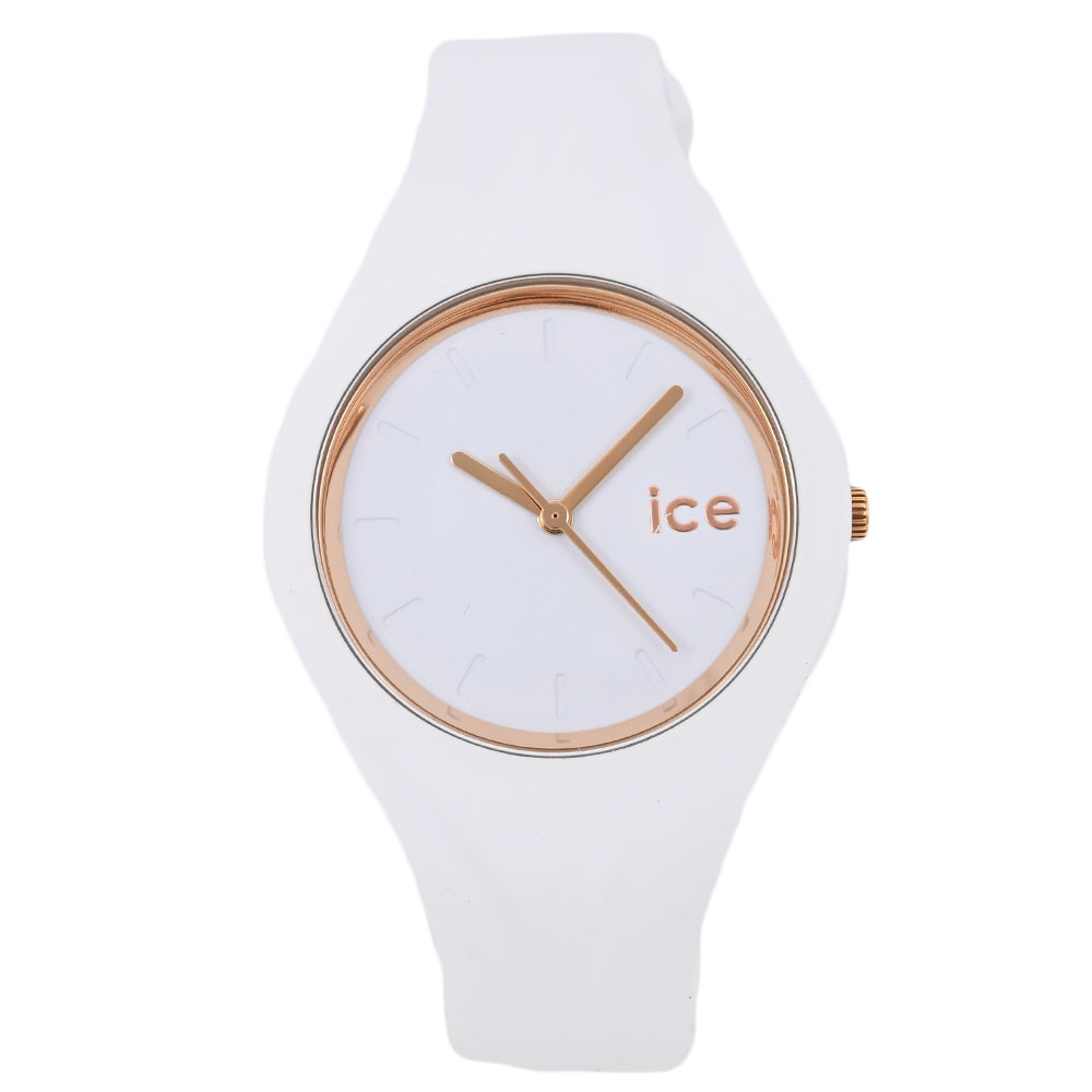 Rakuten - ICE WATCH アイスウォッチ 024522 アナログ クオーツ ICE glam　ホワイト　ローズゴールド ユニセックス腕時計 プレゼント ギフト 1年保証 送料無料