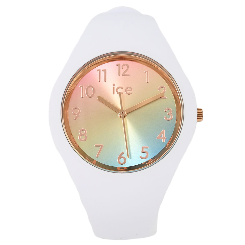 Rakuten - ICE WATCH アイスウォッチ 024523 アナログ クオーツ ICE sunset　レインボー ユニセックス腕時計 プレゼント ギフト 1年保証 送料無料