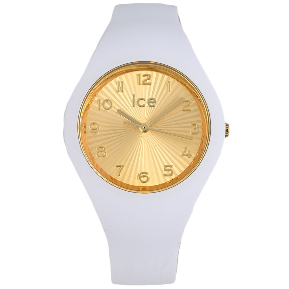 Rakuten - ICE WATCH アイスウォッチ 025250 アナログ クオーツ ICE champagne　ホワイトゴールド ユニセックス腕時計 プレゼント ギフト 1年保証 送料無料