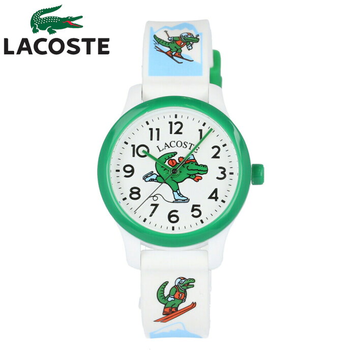 エントリー&3,000円以上お買い上げでポイント3倍！9/1 23:59まで LACOSTE ラコステ 2030022腕時計 レディース キッズ ラバー シリコン ホワイト グリーン ブルー カジュアル クオーツプレゼント ギフト 1年保証 送料無料