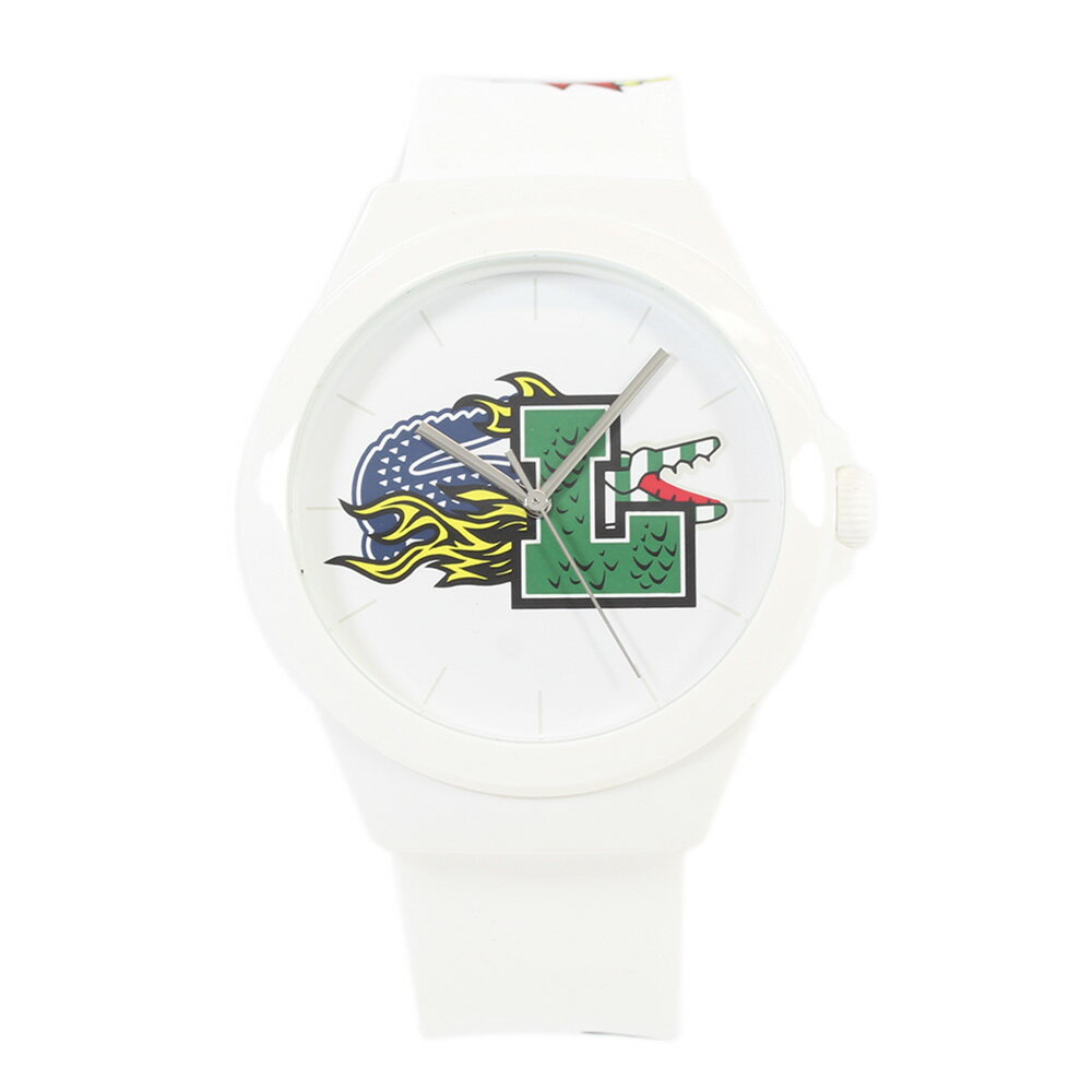 Rakuten - LACOSTE 2011232 メンズ 3針 アナログ ホワイト 腕時計 プレゼント ギフト 1年保証 送料無料