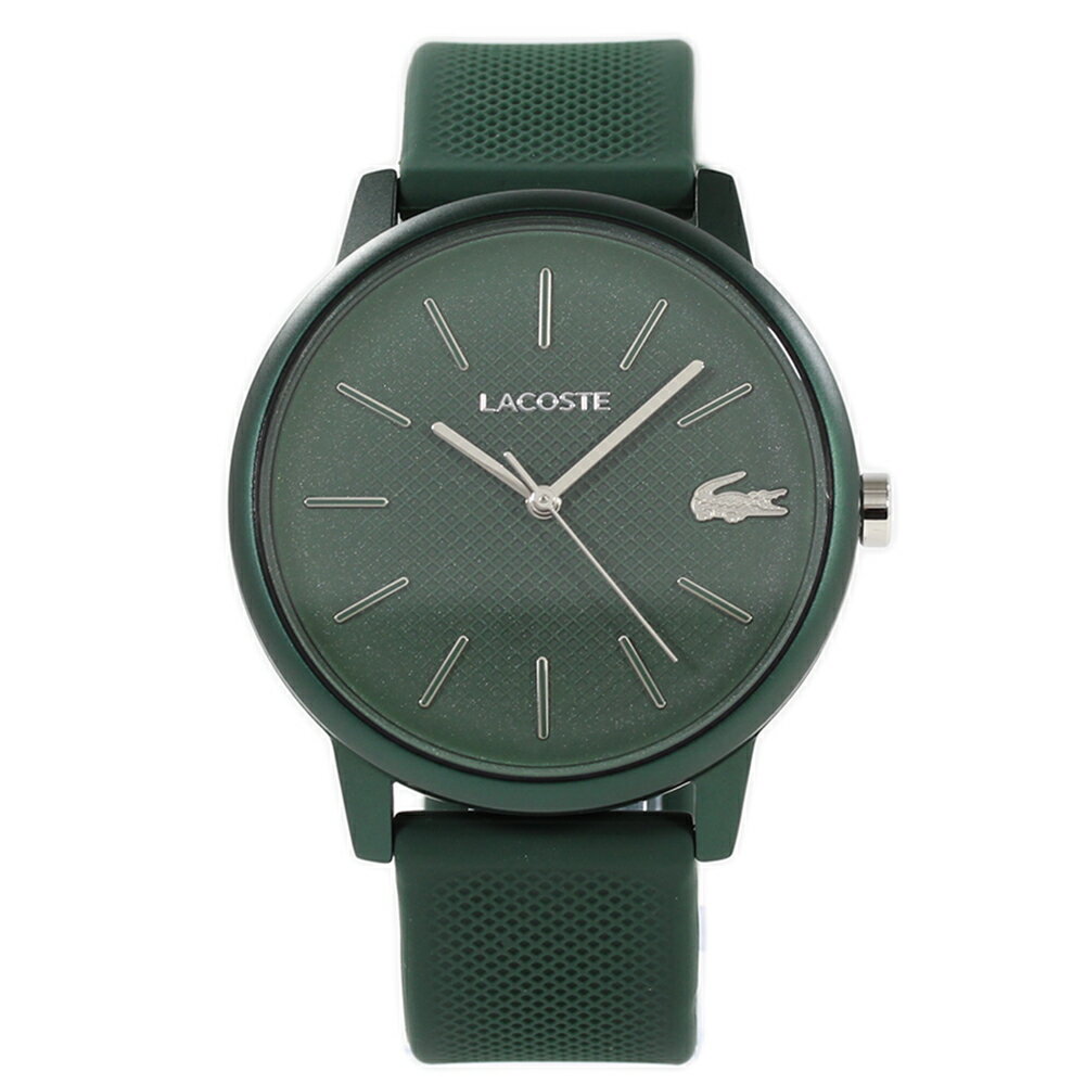 Rakuten - 【SSクーポン配布中】LACOSTE 2011238 メンズ グリーン ワニ 3針 アナログ ラバーベルト 腕時計 プレゼント ギフト 1年保証 送料無料